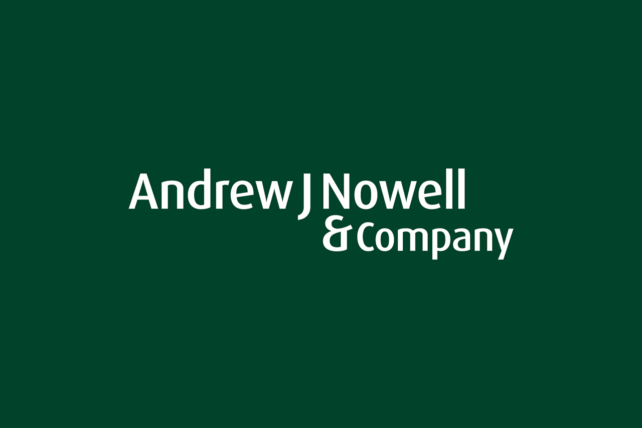 A J Nowell Logo Design